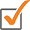 orange check mark orange check mark